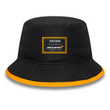 McLaren x Reiss bucket hat, saisonal, schmal zulaufend, New Era, 9FORTY, schwarz