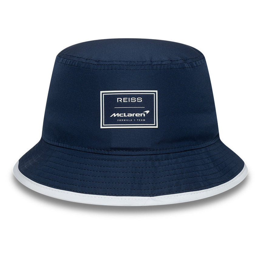 McLaren x Reiss bucket hat, saisonal, konisch zulaufend, New Era, 9FORTY, blau