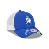 Visa RB Kappe, Trucker-Kappe, Las-Vegas-Sonderedition, Isack Hadjar, New Era, 9FORTY, blau