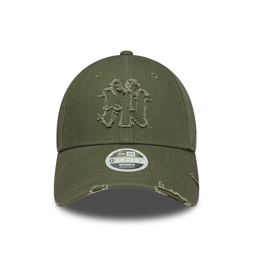 New York Yankees Cap, abgenutztes Abzeichen, New Era, 9FORTY, braun