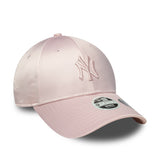 New York Yankees Mütze, Satin-Schleife hinten, New Era, 9FORTY, pink, pink