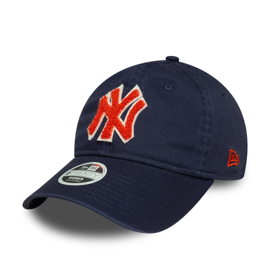 New York Yankees Kappe, Bouclé Damen, New Era, 9TWENTY, Bouclé, blau