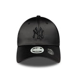 New York Yankees Cap, mit Satin-Schleife hinten, New Era, 9FORTY, Damen, schwarz