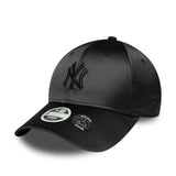 New York Yankees Cap, mit Satin-Schleife hinten, New Era, 9FORTY, Damen, schwarz