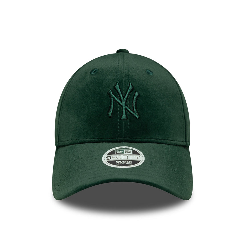 New York Yankees Kappe, Damen, Velour, 9FORTY, New Era, grün