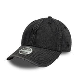 New York Yankees Kappe, Denim, 9TWENTY, schwarz