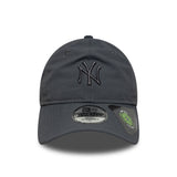 New York Yankees Cap, recyceltes Ton-in-Ton 9TWENTY, New Era, 9FORTY, Tarnung, Grau