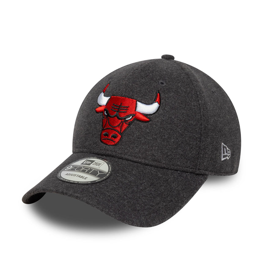Chicago Bulls Kappe, Melton-Wolle, 9FORTY, Chochago Bulls, grau, grau