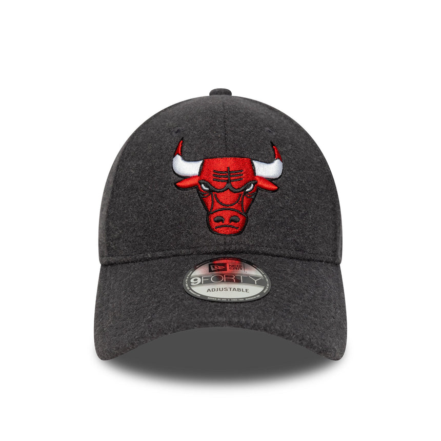 Chicago Bulls Kappe, Melton-Wolle, 9FORTY, Chochago Bulls, grau, grau