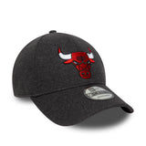 Chicago Bulls Kappe, Melton-Wolle, 9FORTY, Chochago Bulls, grau, grau