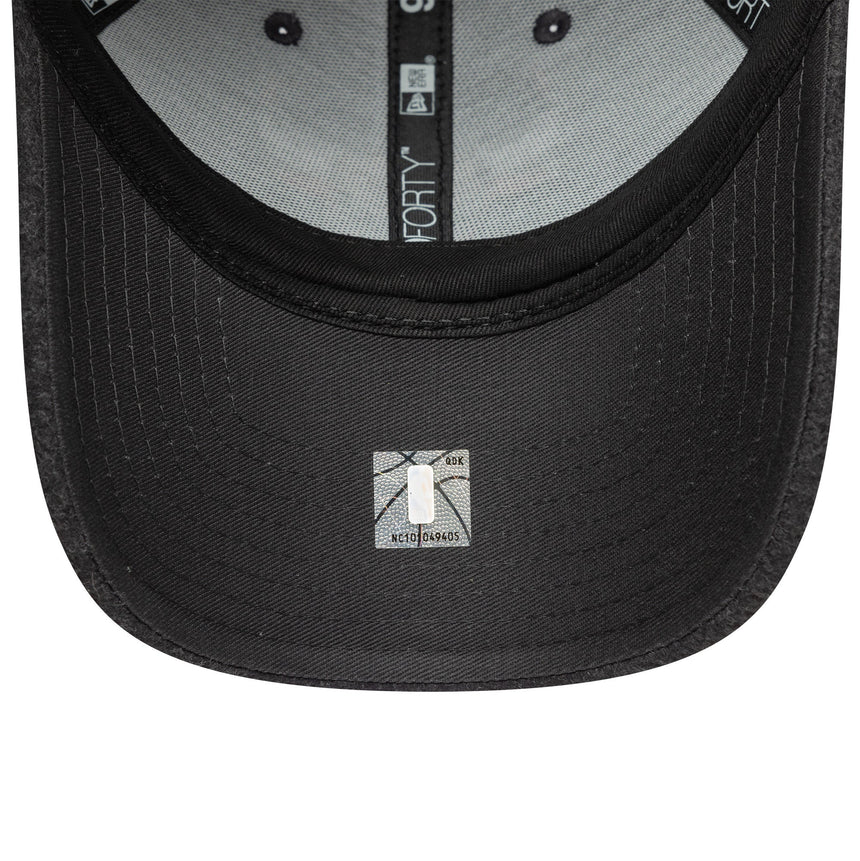 Chicago Bulls Kappe, Melton-Wolle, 9FORTY, Chochago Bulls, grau, grau