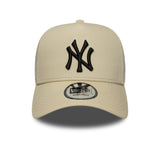 New York Yankees Kappe, beige SIDE PATCH, A-frame, New Era, 9FORTY, beige