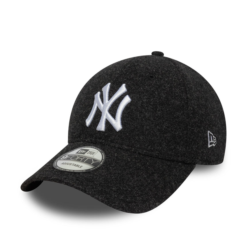 New York Yankees Cap, Melton, New Era, 9FORTY, schwarz