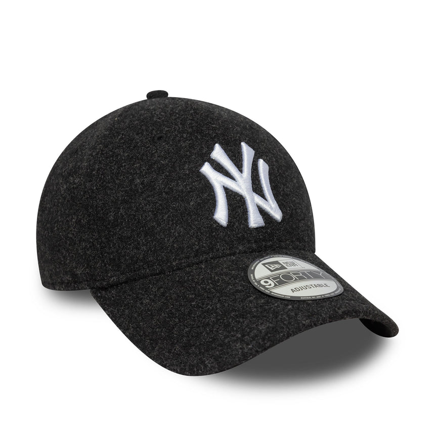 New York Yankees Cap, Melton, New Era, 9FORTY, schwarz