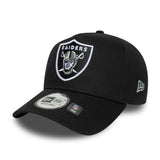 Las Vegas Raiders, Seiten-Patch, New Era, A-Frame, schwarz