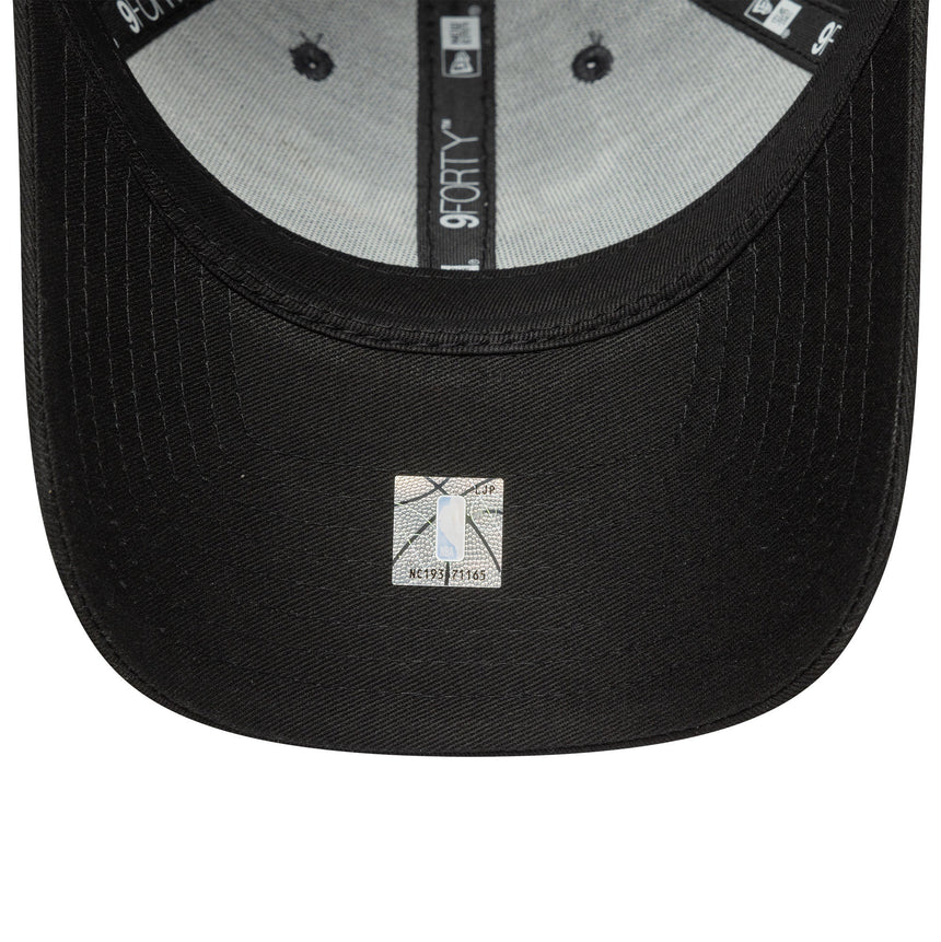 Chicago Bulls Cap, Seitliches Patch, New Era, 9FORTY, grau, grau