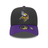 Minnesota Vikings Cap, A-Frame, New Era, grau