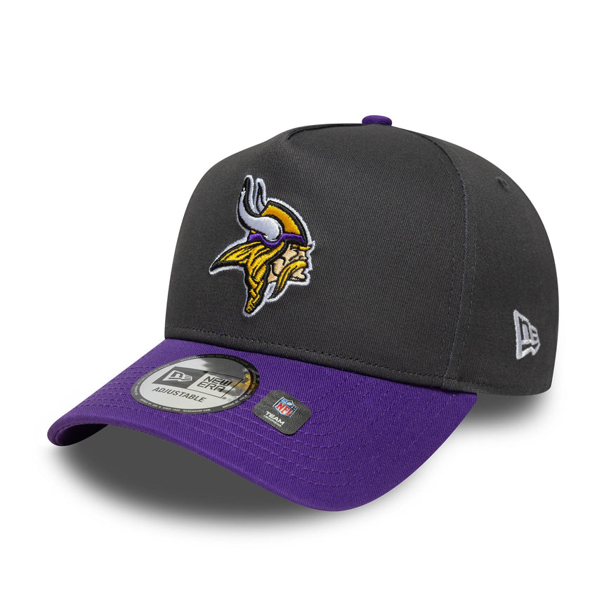 Minnesota Vikings Cap, A-Frame, New Era, grau
