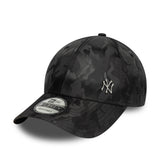 New York Yankees Cap, makelloser Pin, New Era, 9FORTY, Camouflage, schwarz