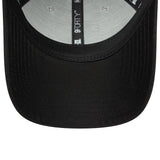 Las Vegas Raiders Kappe, zweifarbiges Pin, New Era, 9FORTY, Seiten-Patch, Schwarz-Weiß