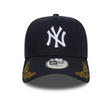 New York Yankees Kappe, TONAL ICON, A-frame, New Era, 9FORTY, blau