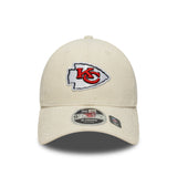 Kansas City Chiefs Kappe, Kordel, New Era, 9FORTY, beige