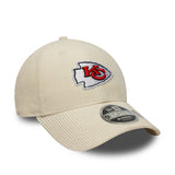 Kansas City Chiefs Kappe, Kordel, New Era, 9FORTY, beige