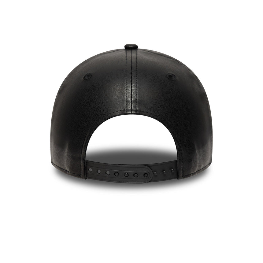 Chicago Bulls cap, PU MC, New Era, 9FORTY, einfarbig, schwarz