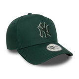 New York Yankees Kappe, Umrissrahmen, New Era, 9FORTY, einfarbig, grün