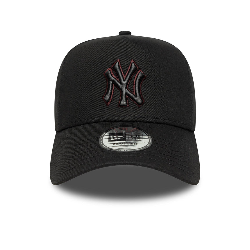 New York Yankees Kappe, Umriss-Pin, New Era, 9FORTY, schwarz