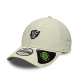 Las Vegas Raiders Kappe, recycelt, 9FORTY, New Era, grau