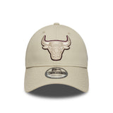 Chicago Bulls Kappe, TEAM OUTLINE Ansteckpin, 9FORTY, grau