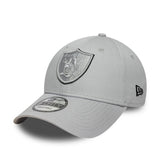 Los Angeles Raiders Kappe, TEAM-UMRISS, New Era, 9FORTY, grau