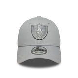 Los Angeles Raiders Kappe, TEAM-UMRISS, New Era, 9FORTY, grau