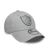 Los Angeles Raiders Kappe, TEAM-UMRISS, New Era, 9FORTY, grau