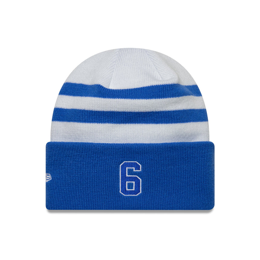 Visa RB Beanie, Team, Isack Hadjar, Rippenstrick-Bündchen, New Era, Mehrfarbig