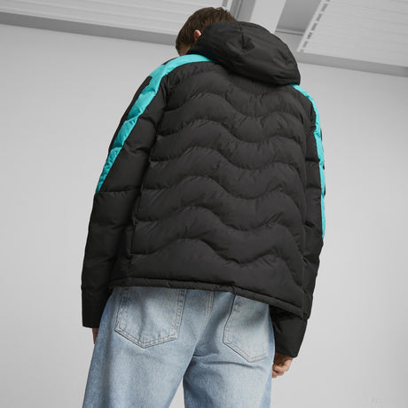 Mercedes padded jacket, Puma, MT7 Ecolite, black - FansBRANDS®