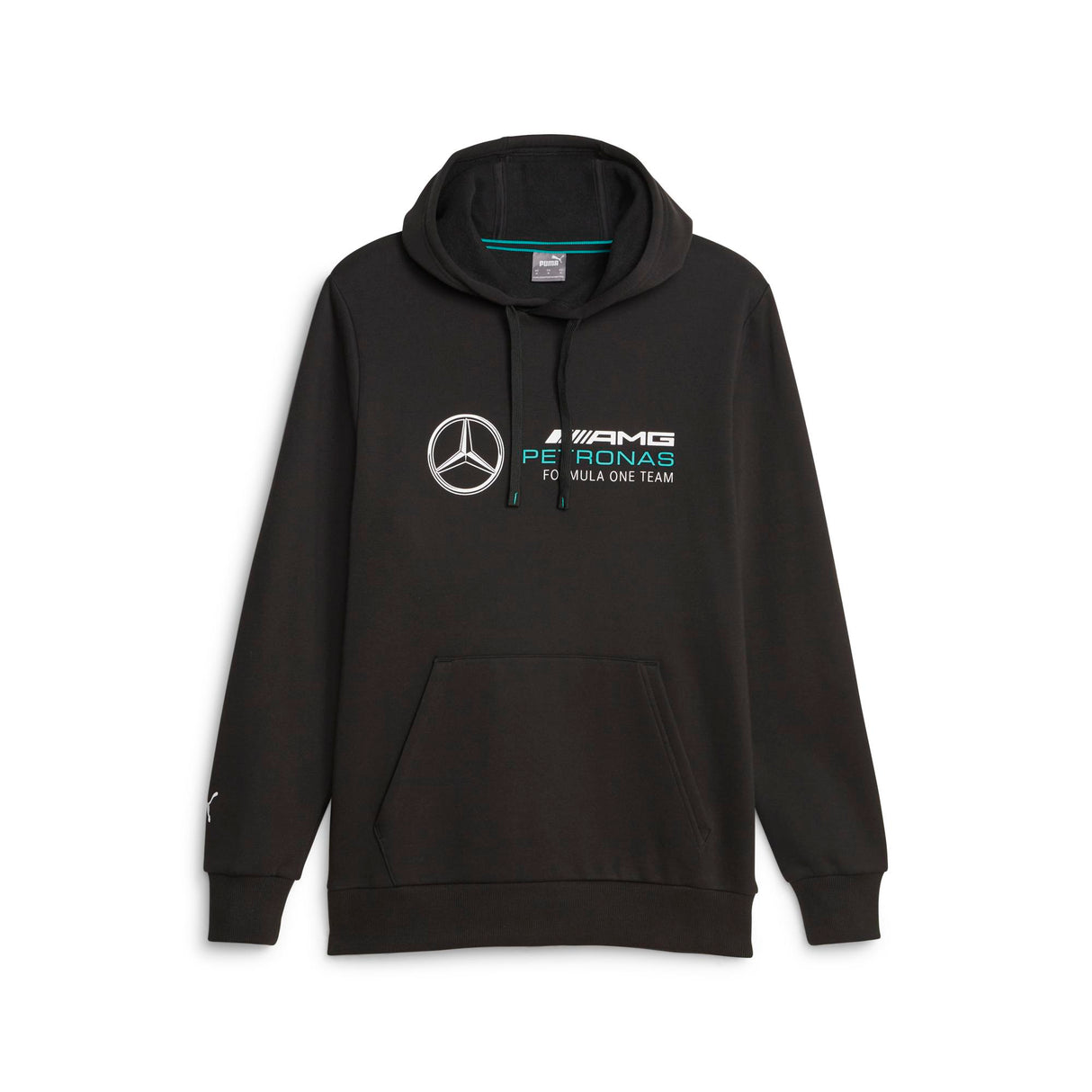 Mercedes sweatshirt, Kapuze, Puma, ESS, fleece, schwarz