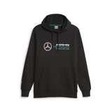 Mercedes sweatshirt, Kapuze, Puma, ESS, fleece, schwarz