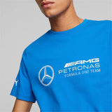 Mercedes t-shirt, logo, ESS, blue