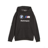BMW MMS sweatshirt, hooded, Puma, ESS, women, fleece, black - FansBRANDS®