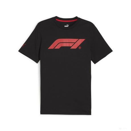 Formula 1 t-shirt, Puma, Essential Logo, schwarz - FansBRANDS®