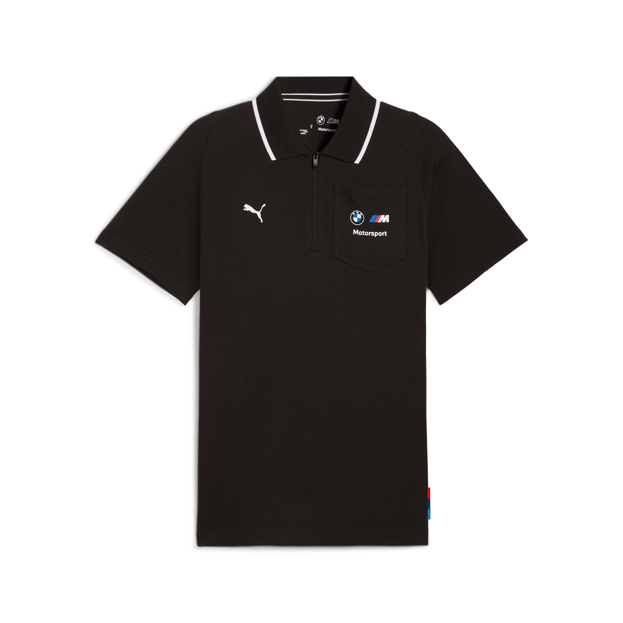 BMW Reißverschluss-Poloshirt, Puma, MMS, schwarz 🔥