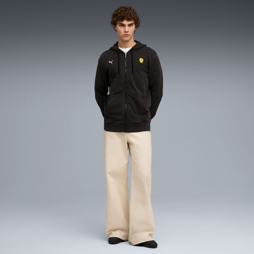 Ferrari Reißverschluss-Pullover, Puma, schwarz 🔥