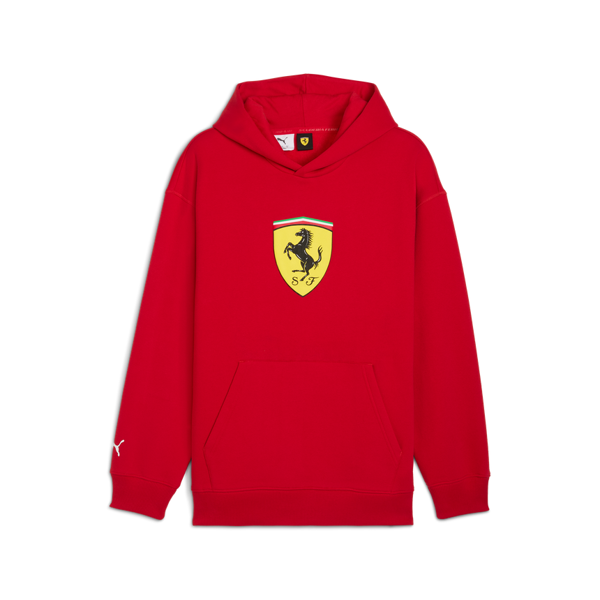 Ferrari Kapuzenpullover, Puma, Sportbekleidung, mit Schild-Logo, rot 🔥