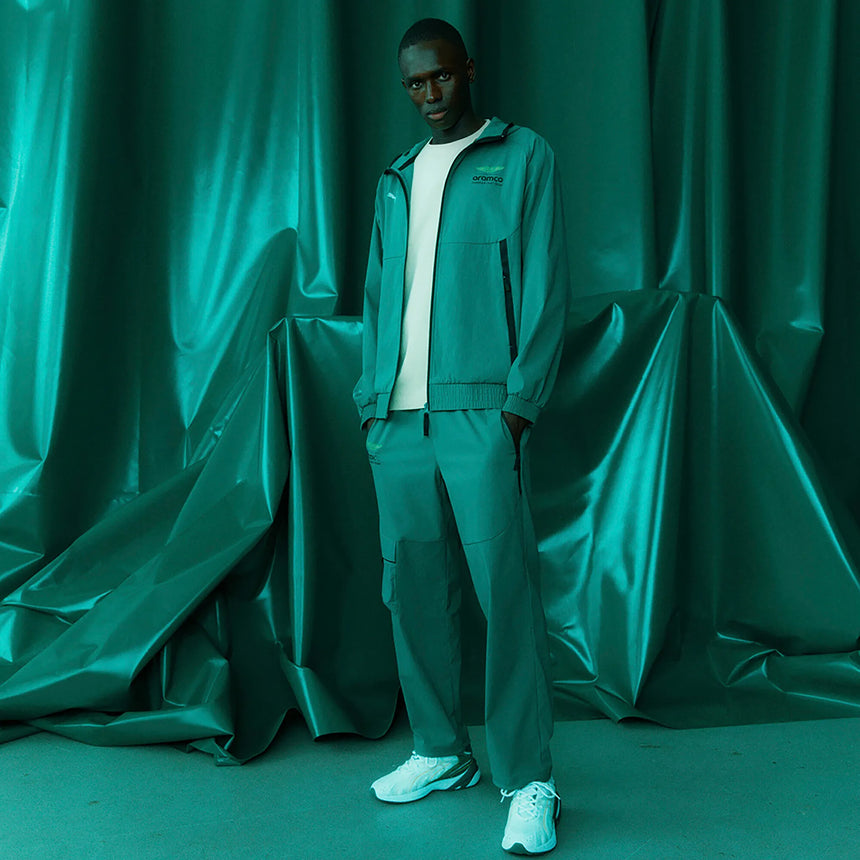 Aston Martin Jacke, Puma, Lifestyle, PUMATECH, grün 🔥