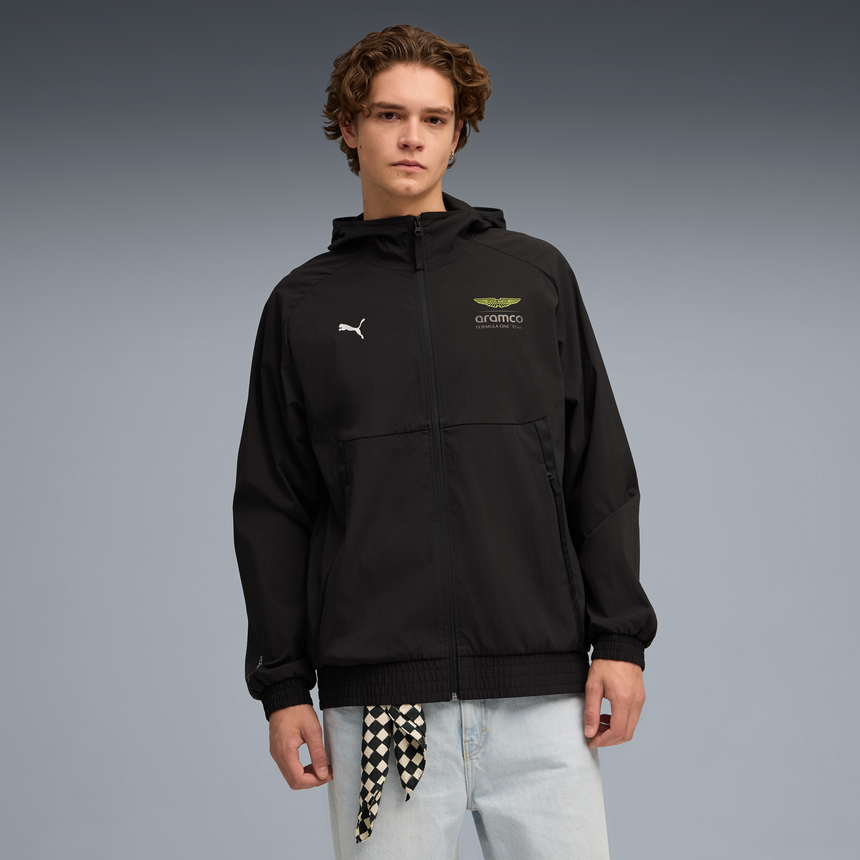 Aston Martin Jacke, Puma, Lifestyle, PUMATECH, schwarz 🔥