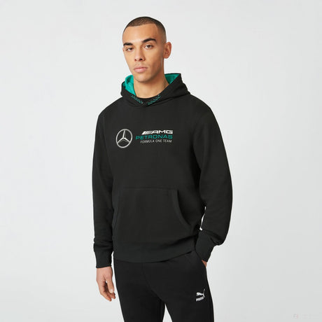 2022, Schwarz, Logo, Mercedes Team Sweater - FansBRANDS®
