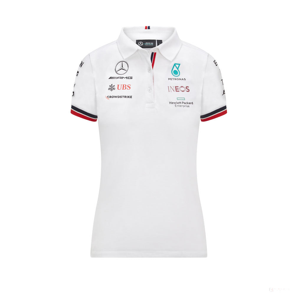 2021, Weiß, Mercedes Womens Team Polo