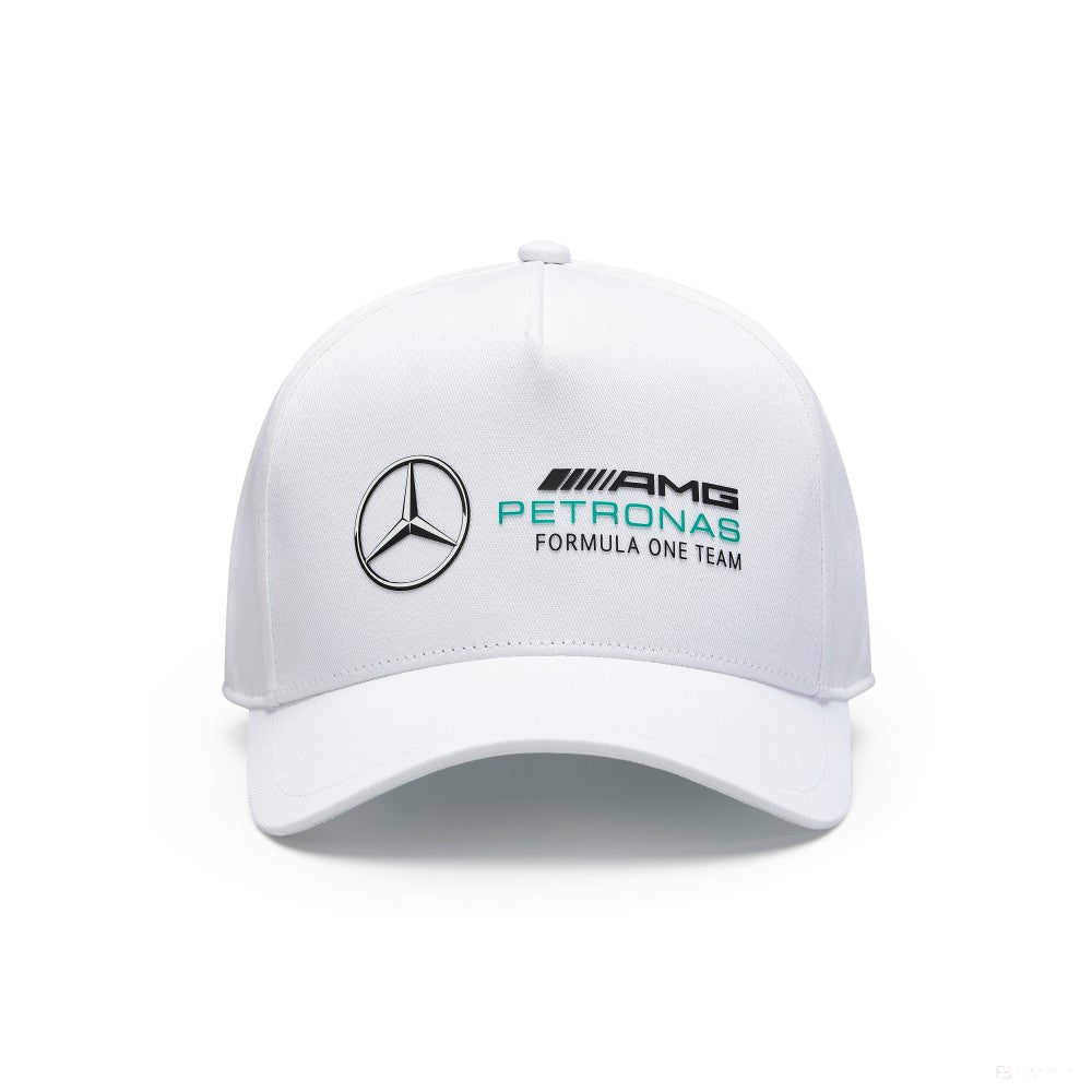 Mercedes Rennfahrermütze, Weiß